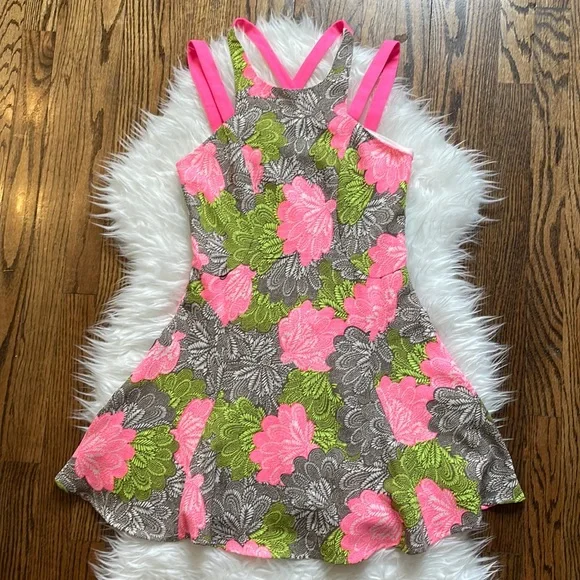 AKIRA BLACK label dress multicolor - Picture 1 of 5